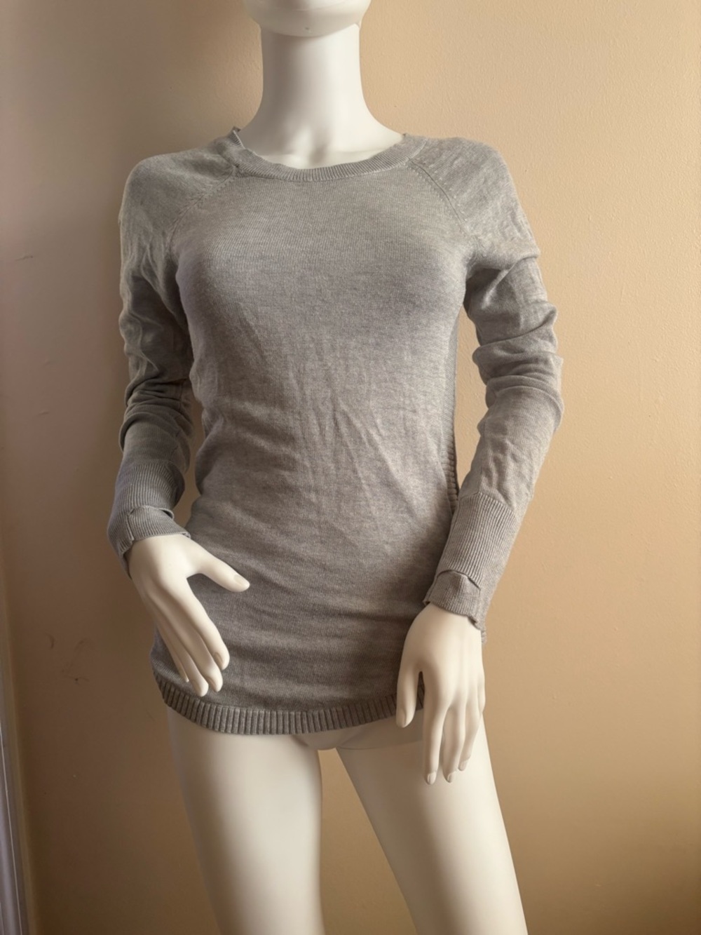 lululemon athletica Heather Gray Crewneck Sweater